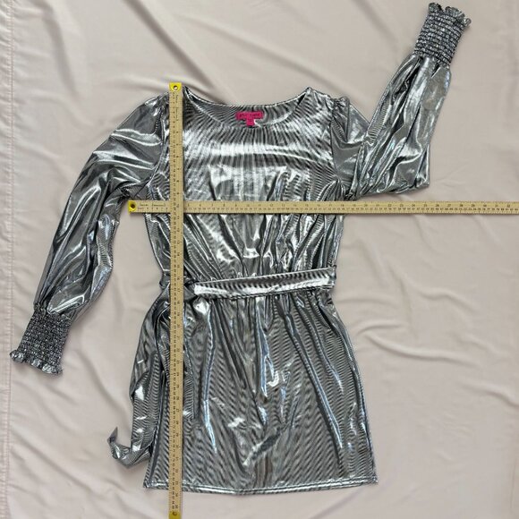 Betsey Johnson Silver Mini Dress - Picture 4 of 12